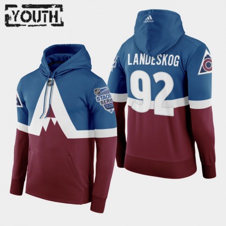 Kinder Colorado Avalanche Gabriel Landeskog 92 2020 Stadium Series Pullover Hooded Sweatshirt